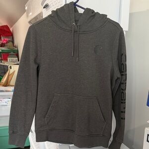 Carhartt Women's Dark Gray Hoodie Sweatshirt